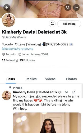 Kimberly No deposit, 22 Caucasian/White female escort, Winnipeg